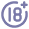 18 plus icon